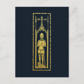 English Medieval Portrait 1355 John, Lord Cobham Postkarte (Vorderseite)