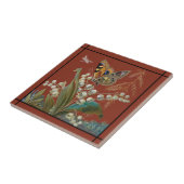 English Minton Hollins Handbemalt Butterfly Repro Fliese (Seite)