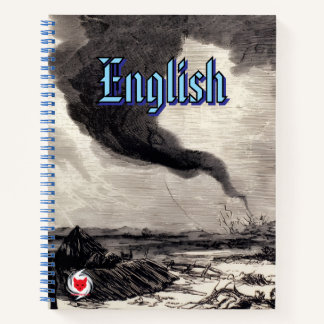 English Notebook Notizblock