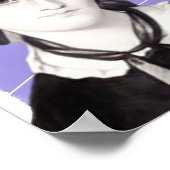 English Novelist Emily Brontë Illustration Poster (Ecke)