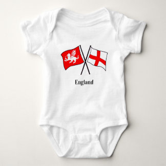 English Patriot Babygro Baby Strampler