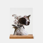 English Pointer Acrylschild (Vorderseite)