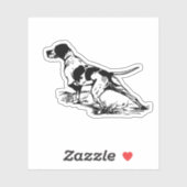 English Pointer Aufkleber (Blatt)
