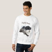 English pointer , bird hunting sweatshirt (Vorne ganz)