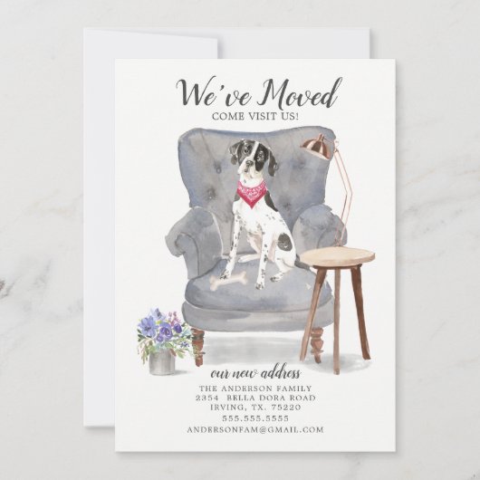 English Pointer Dog | Ankündigung der Beförderung (Vorderseite)