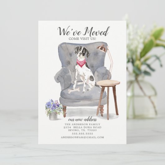 English Pointer Dog | Ankündigung der Beförderung (Stehend Vorderseite)