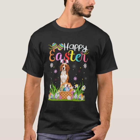 English Pointer Dog Happy Easter Egg Hunt Bunny Ea T-Shirt (Vorderseite)
