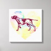 English Pointer Dog Leinwanddruck (Vorderseite)