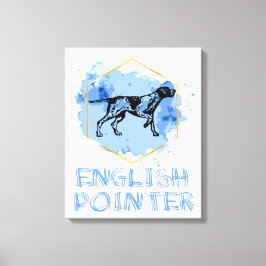 English Pointer Dog Leinwanddruck
