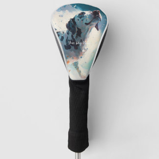 English Pointer dog swimming in water 003 Golf Headcover