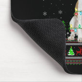 English Pointer Dog Ugly Christmas Sweaters Holida Mousepad (Ecke)