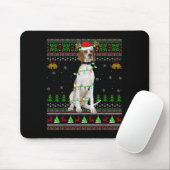 English Pointer Dog Ugly Christmas Sweaters Holida Mousepad (Mit Mouse)
