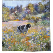 English Pointer Duschvorhang (Vorderseite)