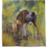 English Pointer Duschvorhang (Vorderseite)