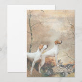 English Pointer  Einladung (Vorne/Hinten)