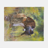 English Pointer Fleecedecke (Vorderseite (Horizontal))