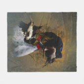 English Pointer Fleecedecke (Vorderseite (Horizontal))