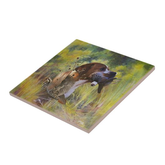 English Pointer Fliese (Seite)