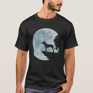 English Pointer Full Moon Junting Hund Mystic Hunt T-Shirt