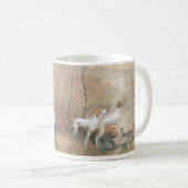 English Pointer jagt die Fasans Kaffeetasse (VorderseiteRechts)
