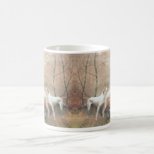 English Pointer jagt die Fasans Kaffeetasse (Mittel)