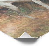 English Pointer jagt die Fasans Poster (Ecke)