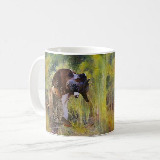 English Pointer Kaffeetasse (Vorderseite Links)