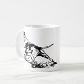 English Pointer Kaffeetasse (Vorderseite Links)