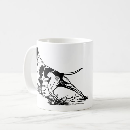 English Pointer Kaffeetasse (Vorderseite Links)