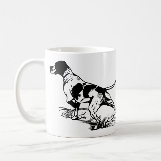 English Pointer Kaffeetasse (Links)