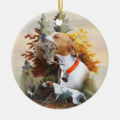 English Pointer Keramik Ornament (Vorne)