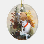 English Pointer Keramik Ornament (Links)
