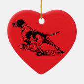 English Pointer Keramik Ornament (Hinten)