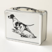 English Pointer Metall Brotdose (Rückseite)