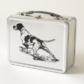English Pointer Metall Brotdose (Vorderseite)
