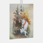 English Pointer Ornament Aus Glas (Vorderseite Rechts)