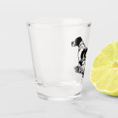 English Pointer Schnapsglas (Links)