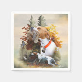 English Pointer Serviette (Vorderseite)