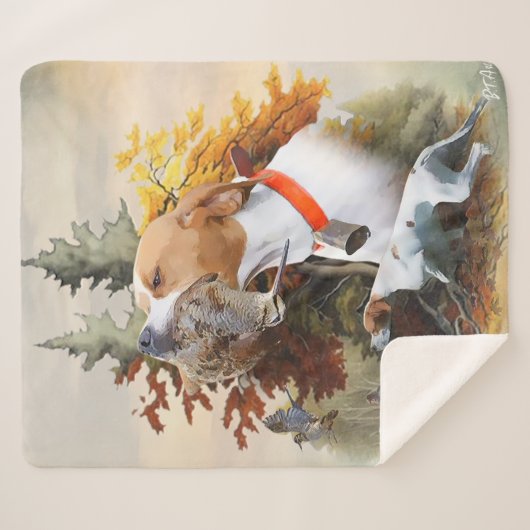 English Pointer Sherpadecke (Vorderseite (Horizontal))