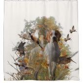 English Pointer Throw Pillow Duvet Cover Duschvorhang (Vorderseite)