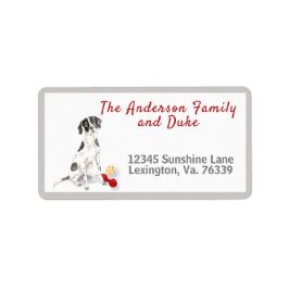 English Pointer Toys Zuhause Rücksendeadresse Adressaufkleber