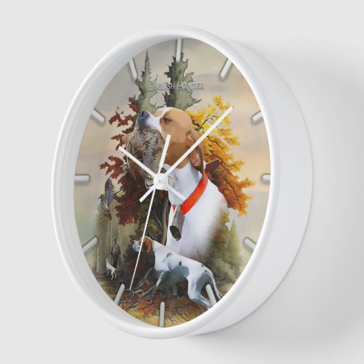 English Pointer Uhr (Winkel)