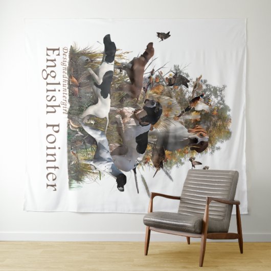 English Pointer Wandteppich (Beispiel (Horizontal))