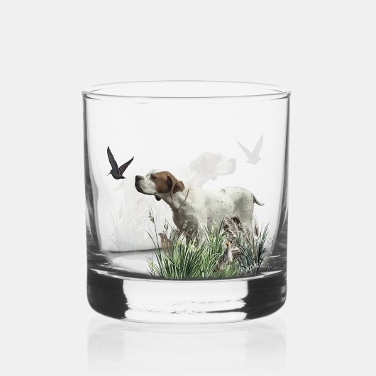 English Pointer Whiskyglas (Vorderseite)