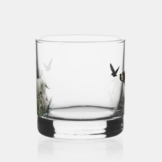 English Pointer Whiskyglas (Links)