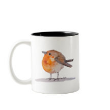 English Robin Watercolor