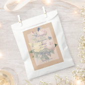 English Rose Butterfly Garden Wedding Geschenktütchen (Ausgeschnitten)