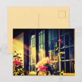 English Rose Einladungspostkarte (Vorne/Hinten)