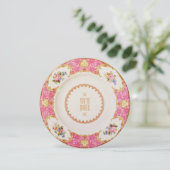 English Rose Garden Party Hoch Tee Einladung (Stehend Vorderseite)