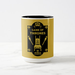 English Royal Coronation King Charles Zweifarbige Tasse